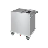 product of Piper Products ICE-3 Stainless Steel Mobile Ice Bin, 200 lb, Silver