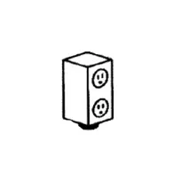 product of Piper Products RDOUT Duplex Outlet, For Reflections Series