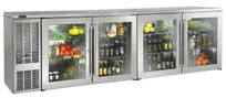 product of Perlick BBS108 Refrigerated Back Bar Cabinet w/ 33.5 Cu Ft Capacity, 4 Solid Doors, Digital