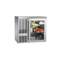 product of Perlick BBS36 Refrigerated Back Bar Cabinet w/ 7.4 Cu Ft Capacity, 1 Solid Door, Floor Drain