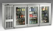 product of Perlick BBSN72 Refrigerated Back Bar Cabinet w/ 20.6 Cu Ft, 3 Solid Doors, Digital Thermostat