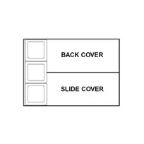 product of Perlick BW3-48 48" Bottle Well Ice Chest Cover Assembly, 3-Bottle Capacity / Black Bottle Wells Left