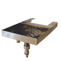 product of Perlick DRR6 Glass Rinser, 6"W X 5"D, with Stainless Steel Drip Pan