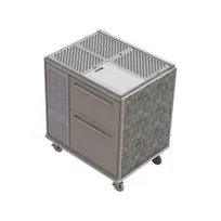 product of Perlick MOBS-BBS36C - Mobile Refrigerated Bar Cabinet, drainboard top, (2) drawers, laminated exterior