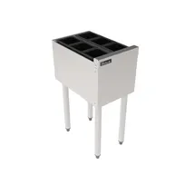 product of Perlick TS12U2 12" Underbar Bottle Storage Bin w/ 6 Bottle Wells, Insulated, Open Chest