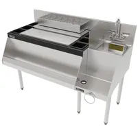 product of Perlick UCS48A-LF 48" Blender Station Underbar Ice Bin/Cocktail Station w/ 10 Circuit & 36" Ice Chest