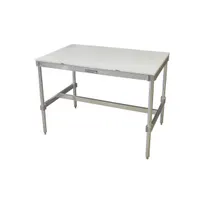 product of Prairie View AIFT303448-PT Poly Top I-Frame Work Table - 48"W x 30"D x 34"H