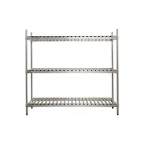 product of Prairie View KR2078560 Aluminum Keg Rack with 12 Kegs Capacity and 3 Shelves
