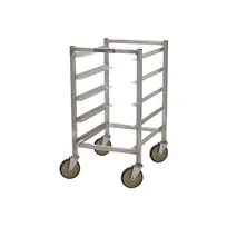 product of Prairie View WE3020KD-6-SP 6 Pan End Load Mobile Half Size Steam Table Pan Rack