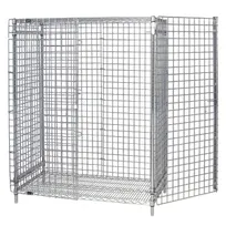 product of Quantum 1836-63SEC Chrome Stationary Wire Security Unit, 36" x 18" x 63"