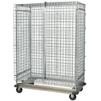 product of Quantum MD2448-70SECP Proform Green Epoxy Dolly Base Security Unit, 2 Shelves, 24" x 48" x 70"