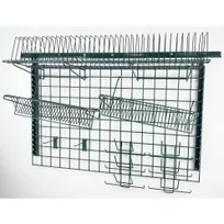 product of Quantum SGK-563048-1P Green Epoxy Wall Mounting Store Grid Medium-Duty Kit