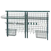 product of Quantum SGK-723036-1P Green Epoxy Wall Mounting Store Grid Medium-Duty Kit