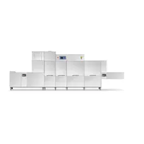 product of Blakeslee QX-PRO-536-HDR Flight Dishwasher, 22.59 gal Wash Tank, 9,750-15,300 plates/hr - SoftTouch