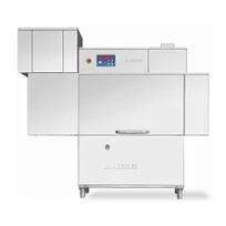 product of Blakeslee RC-64BD 75" High Temp Conveyor Dishwasher with Booster, 330 Racks/Hour