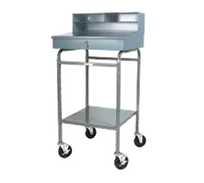product of Winholt RDMWNSS-3 Stainless Steel Mobile Stand Up Receiving Desk with Storage