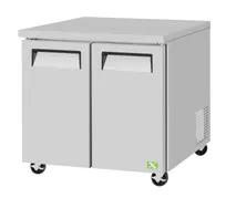 product of RefrigerationX XUF-36-N 36" 2-Door Undercounter Freezer, Stainless Steel & Aluminum, 9.74 cu. ft.