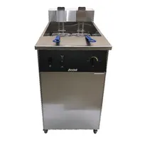 product of Resfab MB-85B 21" Floor Model Electric Full Pot Fryer w/ 85 lbs Capacity, 2 Twin & 1 Full Basket