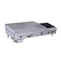 product of Royal Range of California RMG-48OB2 60" Countertop Gas Griddle/Hotplate Combo, 180.000 BTU