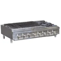 product of Royal Range of California RRB-24OB2 36" Countertop Gas Radiant Charbroiler / Hotplate, 120.000 BTU