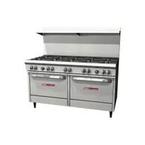 product of Southbend S60DD 60" Gas Restaurant Range w/ (10) Open Burners, (2) Standard Ovens, 350.000 BTU