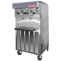 product of SaniServ 624 Floor Model Air-Cooled 2-Flavor Shake Machine w/ 20-Qt. Mix Capacity, 2 Heads