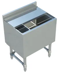 product of Sapphire Manufacturing SMIB-1824CP7 Insulated Underbar Ice Bin w/ Bottle Holder