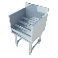 product of Sapphire Manufacturing SMLDR-18 Underbar Bottle Storage Display Unit, Four-Tiered