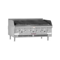 product of Southbend HDCL-36 36" Countertop Gas Lava Rock Charbroiler w/ (6) Burners, 120.000 BTU