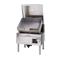 product of Cleveland SEL40TR 40 Gallon DuraPan Electric Open Base Tilt Skillet, 208V, 1 pH, 18 kW