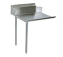 product of Serv-Ware CDT60L-CWP 60" Clean Straight Dishtable w/ Left Table, 11" Backsplash, Galvanized Legs