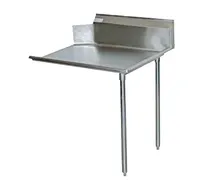 product of Serv-Ware CDT60R-CWP 60" Clean Straight Dishtable w/ Right Table, 11" Backsplash, Galvanized Legs