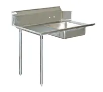 product of Serv-Ware DDT36L-CWP 36" Straight Soiled Dishtable w/ Left Table, 6-1/4"D Sink, 11" Backsplash