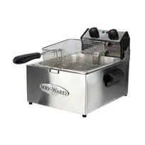 product of Serv-Ware EF-06L Full Pot Countertop Electric Fryer w/ 13.20 lbs Oil Capacity, 1 Basket