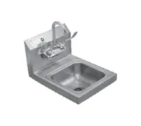 product of Serv-Ware HS10-CWP 12" Wall Mounted Hand Sink with Wrist Faucet - 18 gauge