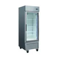product of Serv-Ware RR1G-HC 26" 1-Section Glass Door Reach-In Refrigerator, 23 cu. ft.