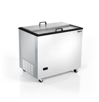 product of Silver King SKFMW34-ELUS5 34" Mobile Solid Chest Freezer/Meat Well, 3.93 cu. ft.