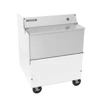 product of Beverage Air SMF34HC-1-W 34" Single Sided Milk Cooler, Forced Air, 8 Crates Capacity