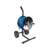 product of SprayMaster 300-5258 Heavy Duty Portable Hose Reel, 200' Capacity, 12' Umbilical with Quick Connect