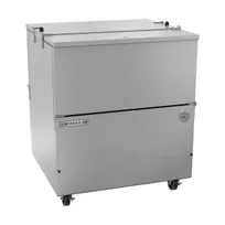 product of Beverage Air ST34HC-S 34" Dual Sided Milk Cooler, Cold Wall, 8 Crates Capacity