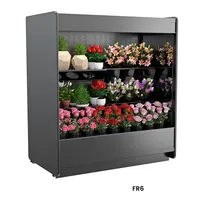 product of Structural Concepts FR8 - Merchandiser, 93"W x 43"D x 84"H, Black, 4000K Light, Shelving, 16 Buckets