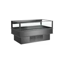 product of Structural Concepts MI46RF 75" Self-Service Mobile Island Open Air Merchandiser, Dual Temp (Refrigerator/Freezer)