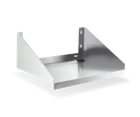 product of Steel Works SWWMS-2418 Wall Mount Microwave Shelf, 24" x 18" x 10"H, 18ga 430 Stainless Steel