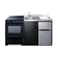 product of Summit ACK63ELSTB All-In-One Combination Kitchenette