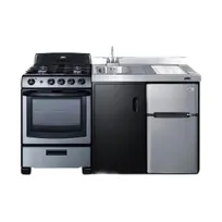 product of Summit ACK63GASBSS All-In-One Combination Kitchenette