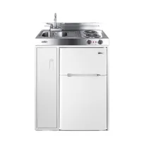 product of Summit C30EL All-in-One Combo Kitchen, 30"W x 23.75"D x 41"H, with deep drawn sink