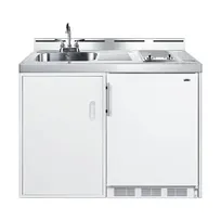 product of Summit C48ELGLASSPUMP All-In-One Kitchenette, No Plumbing Required