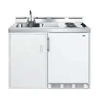 product of Summit C48ELPUMP All-In-One Kitchenette, No Plumbing Required