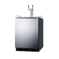 product of Summit SBC58BLBIADACFTWIN 24" Built-in Cold Brew Coffee Dispenser, ADA / 5.5 cu. ft. - 115V