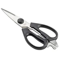 product of TableCraft Products 10995 PerfectGrip Kitchen Shears, 3.375" x .5" x 8.375" Blades, Black Handles